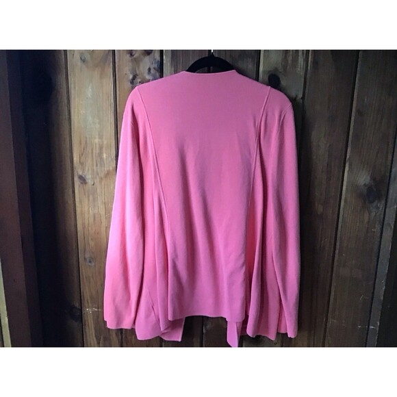 Talbots Plus 3X Coral Open Front Cardigan Capsule Piece Transitional Preppy - Picture 4 of 6